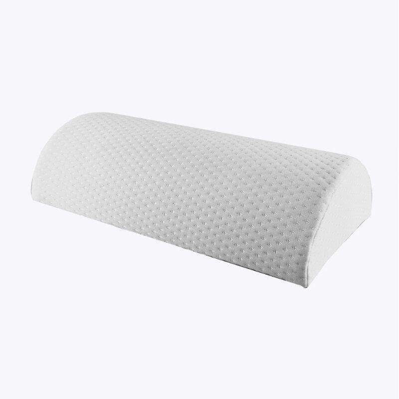 D Shape Comfort Roll Pillow Memory Foam Neck Knee Leg Spacer Back Lumbar Support - Trendha