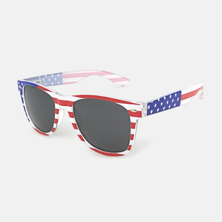 Unisex Patriotic Polarspex Polarized 80's Retro Trendy Stylish Sunglasses - Trendha