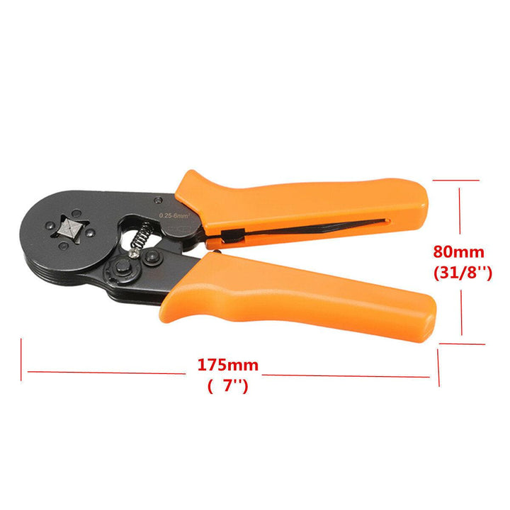 DANIU 23AWG to 10AWG Self Adjusting Ratcheting Ferrule Crimper Plier Tool with 800pcs Connector Terminal - Trendha