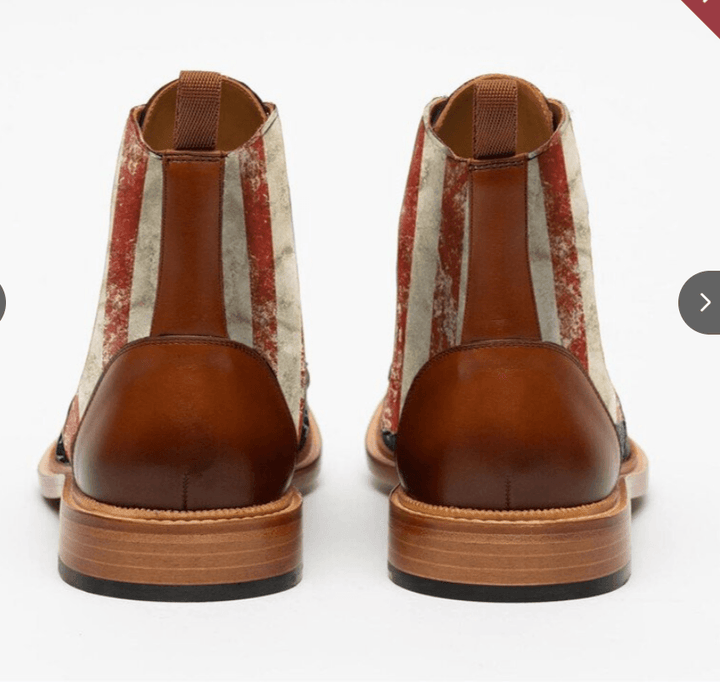 Flat Bottom Martin Boots British Style Retro Short Men's Boots - Trendha