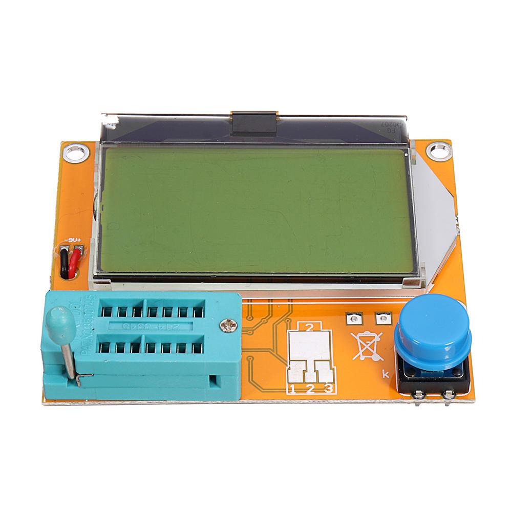 Geekcreit® LCR-T4 12864 LCD Graphical Transistor Tester Resistance Capacitance ESR SCR Meter - Trendha