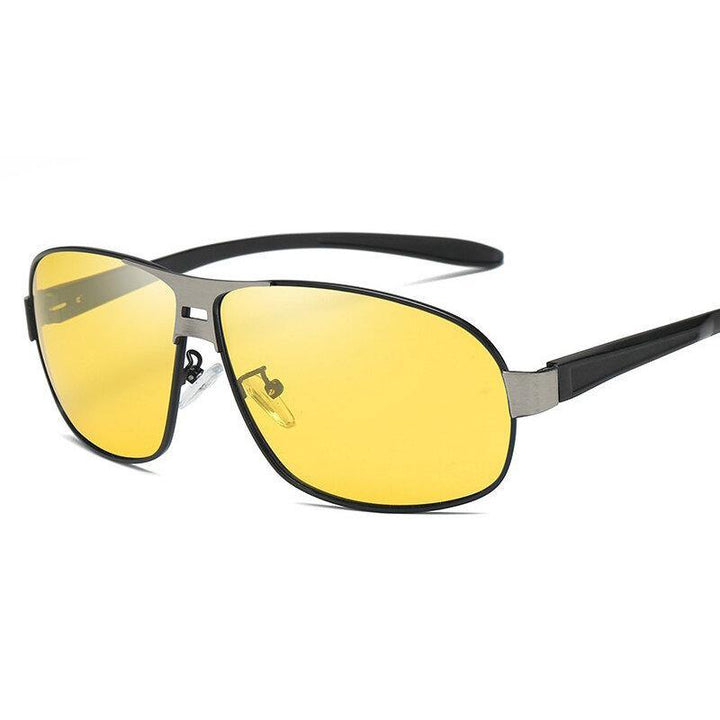 Unisex Vogue Vintage Metal Full-frame Anti-UV Sunglasses Outdoor Driving Travel Beach Sunglasses - Trendha