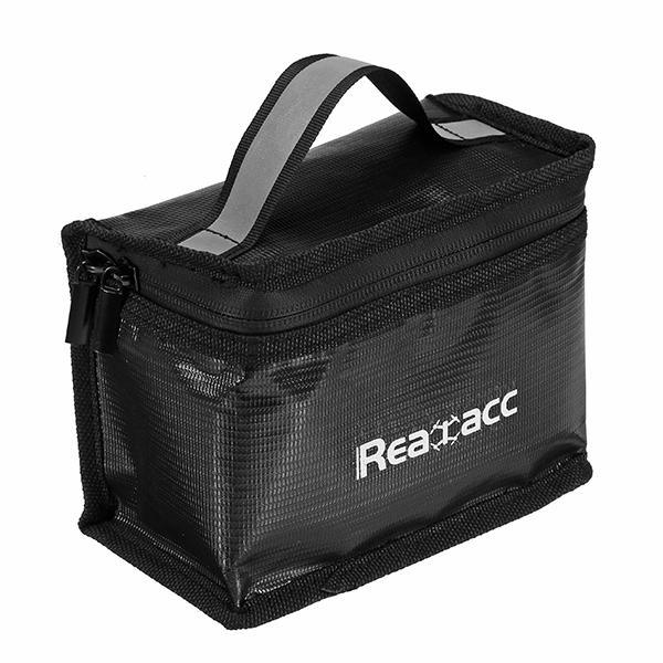 Realacc Fireproof Waterproof Lipo Battery Safety Bag(155x115x90mm) With Luminous Handle - Trendha