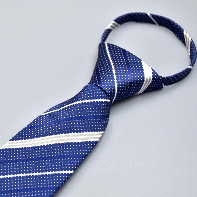 Gentleman Business Processional Laze Zipper Tie - Trendha