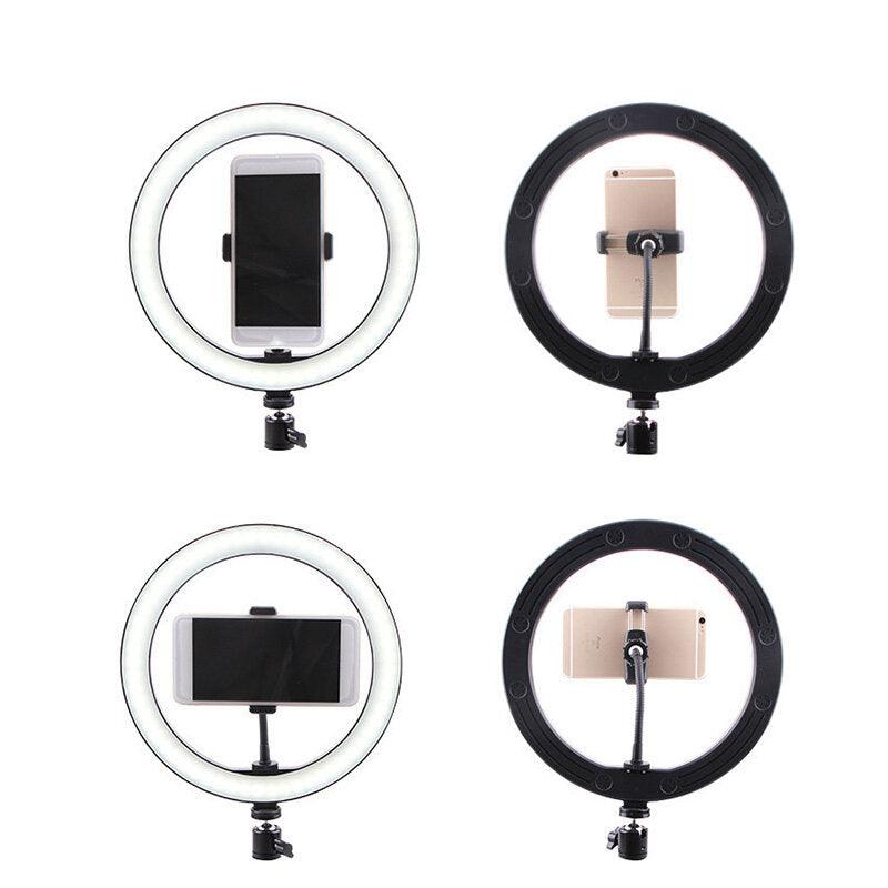 LED Ring Light Studio Fill Light Dimmable Lamp Tripod Stand Phone Clip For Photo Makeup Live Youtube Tiktok Streaming Broadcast - Trendha
