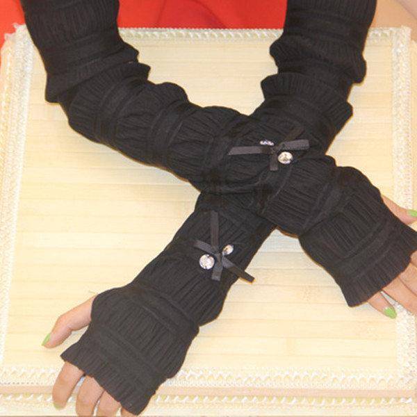 Women UV Sun Protection Driving Sleeves Gloves Summer Cycling Arm Sleeves Arm Cooling Gloves - Trendha