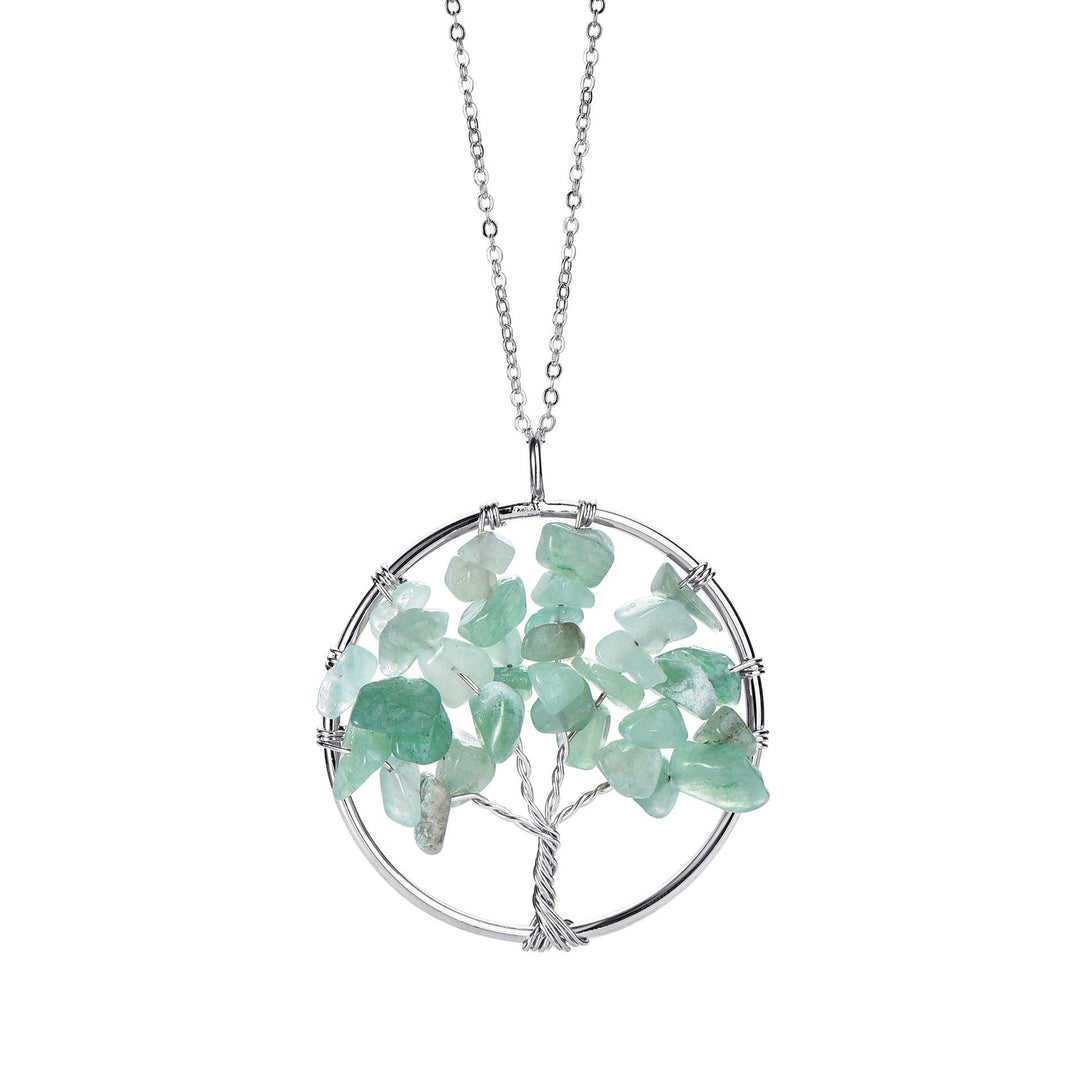 Hand Winding Tree Of Life Pendant Lucky Tree Jewelry - Trendha