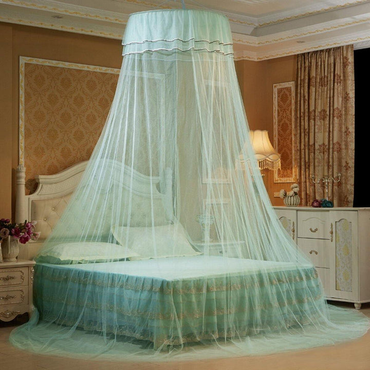 Solid Mosquito Net Bed Queen Size Home Dome Foldable Bed Canopy Elegant Princess - Trendha