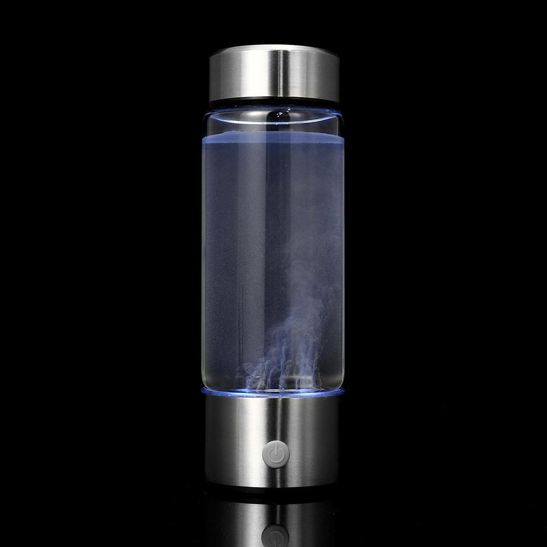 IPRee® 420ml Titanium Hydrogen-Rich Water Bottle USB Ionizer Antioxidants Maker Drining Cup - Trendha