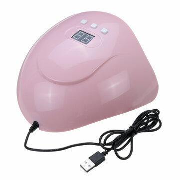 SUNX3 Pink 18 LED Nail Lamp With Screen And Sensor - Trendha