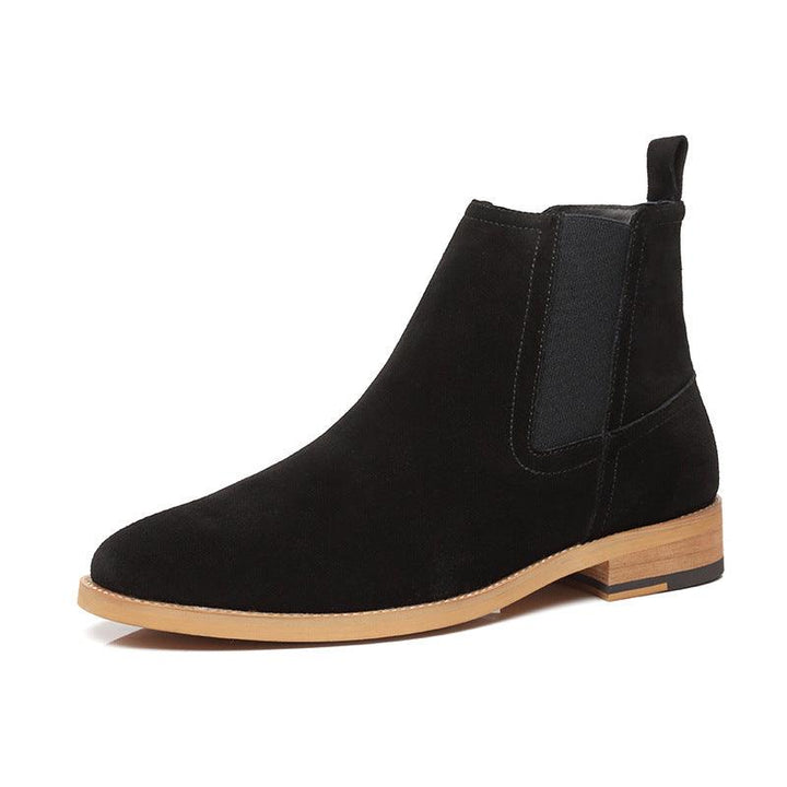 Men's leather Martin boots men's British casual boots - Trendha