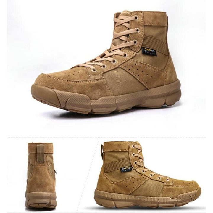 Mens Lightweight Military Tactical Boots for Hiking Work Boots - Trendha