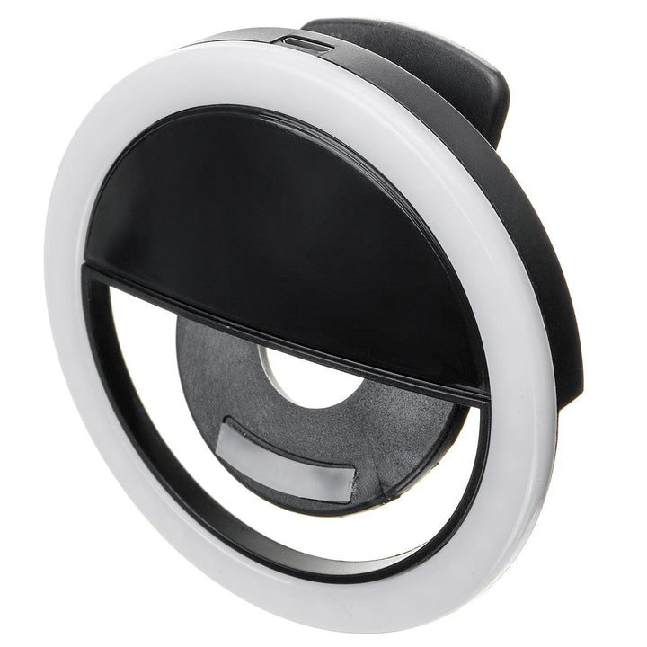Bakeey Selfie 36 LEDS Fill Lamp Ring Light Universal Clip 3 levels Brightness For Cell Phone - Trendha