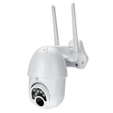 1080P WIFI IP Camera 10 LED Camera HD Outdoor Waterproof Wifi Smart Ball Machine with Power Monitoring Camera Security Network Camera - Trendha