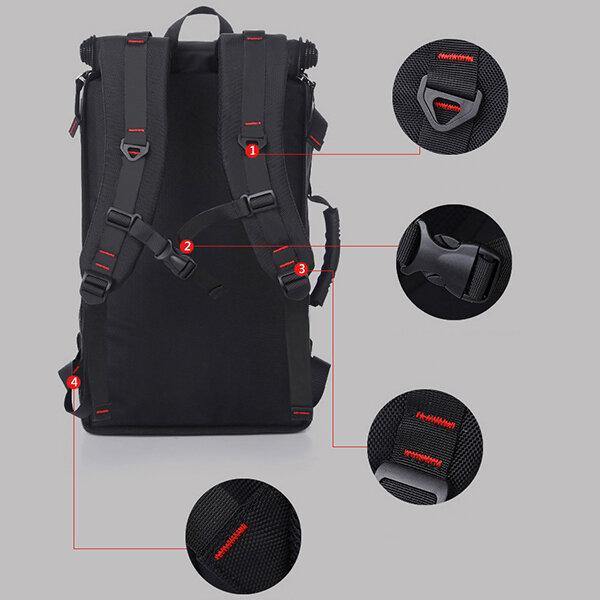 Men Multi-carry Large Capacity Travel Outdoor Multi-function 15.6 Inch Laptop Bag Travel Bag Backpack - Trendha