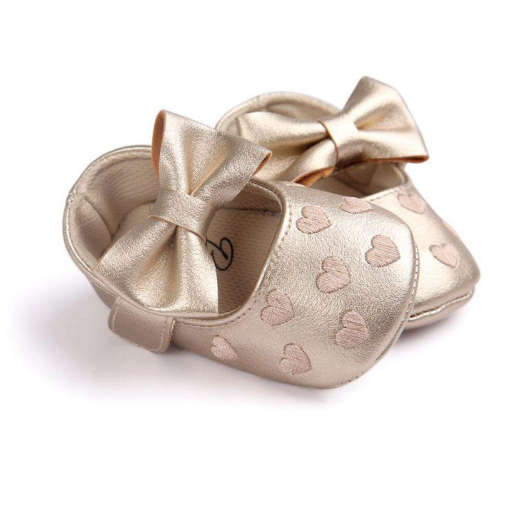 Baby Girl's Hearts Patterned Summer Shoes - Trendha