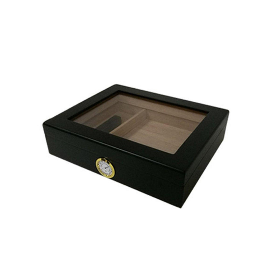 Humidor Box Storage Cedar Wood Wooden Lined Jewelry Box Humidifier Hygrometer - Trendha