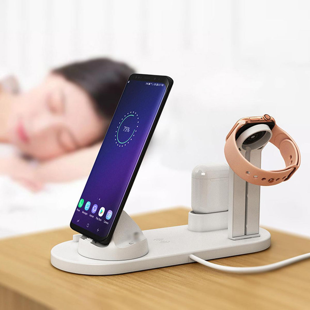 4 In 1 10W Wireless Charger Multi-Function USB Charger Charging Docking Station - Trendha