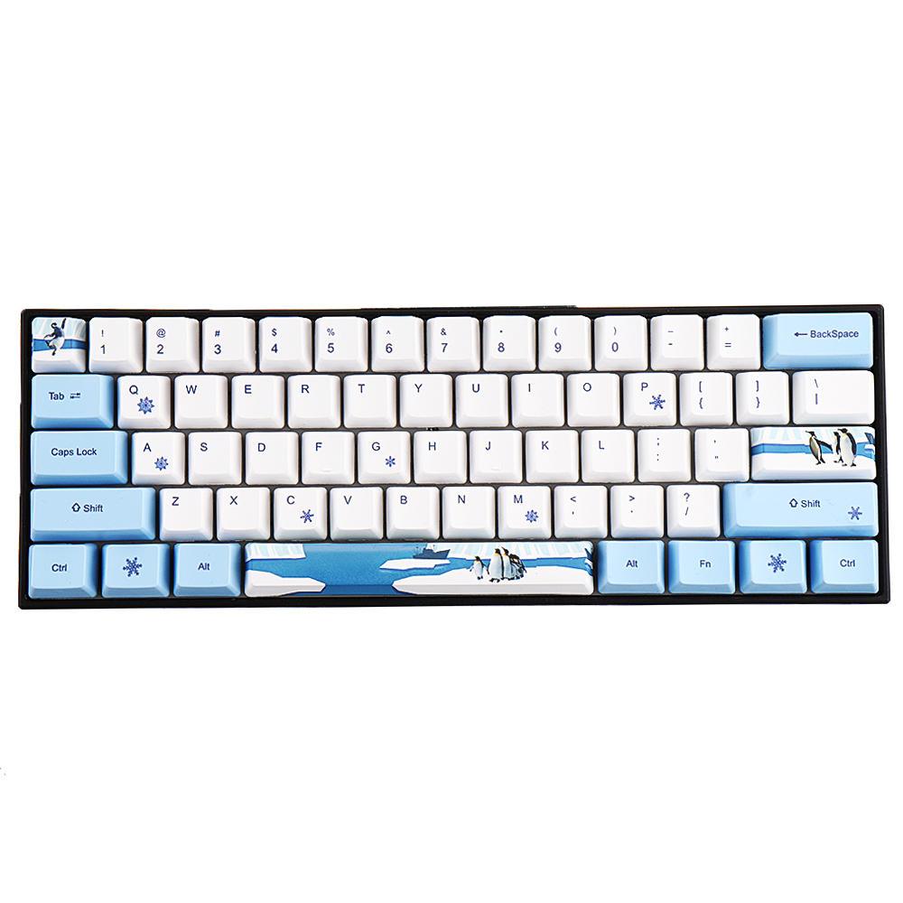MechZone 72 Keys Penguin Keycap Set OEM Profile PBT Sublimation Keycaps for Mechanical Keyboard - Trendha
