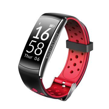 Bakeey Q8 0.96inch OLED 24 hours Real Time Heart Rate Monitor IP68 Waterproof Smart Bracelet - Trendha