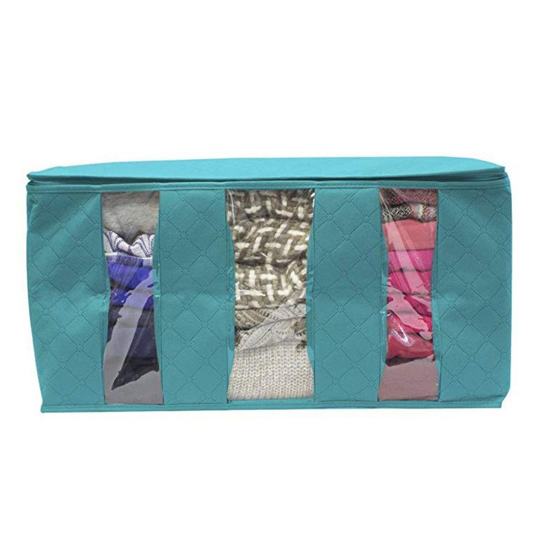 1 Pcs Desktop Organizer Non-woven Space Saver Clothes Quilt Blanket Storage Bag Box Organizer Portable - Trendha