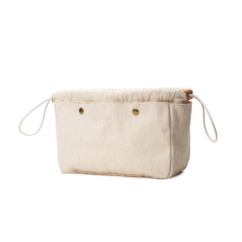 Cotton Canvas Travel Organizer Bag For Makeup - Trendha