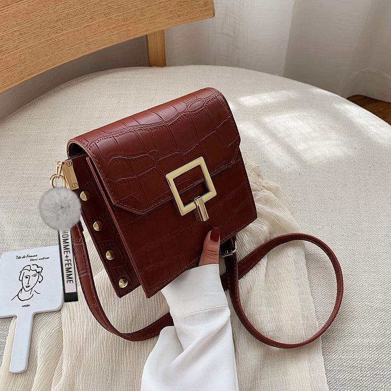 Simple British Style High-end Brown Bag - Trendha