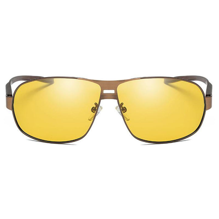 Unisex Vogue Vintage Metal Full-frame Anti-UV Sunglasses Outdoor Driving Travel Beach Sunglasses - Trendha
