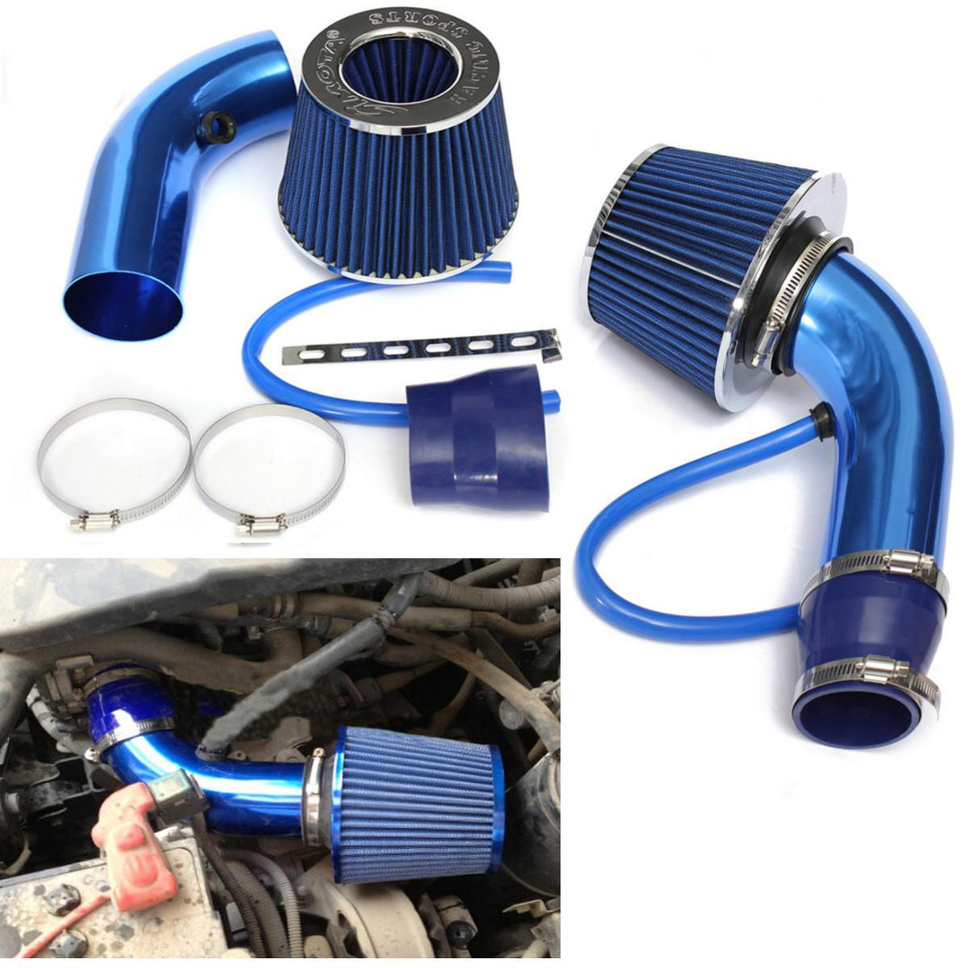 Universal Performance Cold Air Intake Filter Alumimum Induction Pipe HOSE System - Trendha