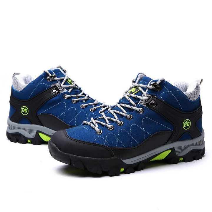 Outdoor High-top Hiking Warm Cotton Shoes - Trendha