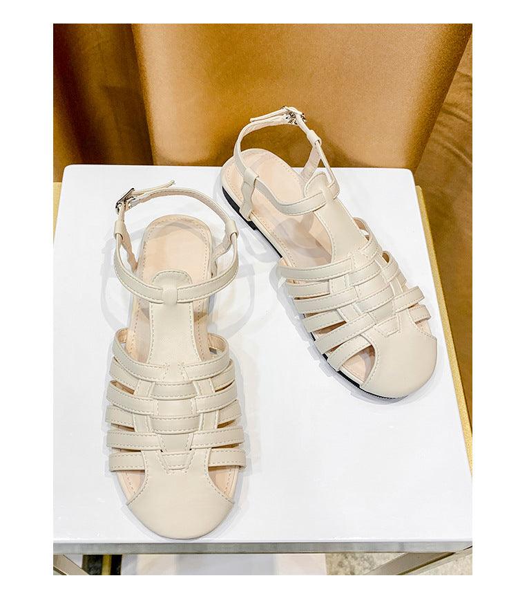 Summer Baotou Flat Sandals Versatile Tide Fairy