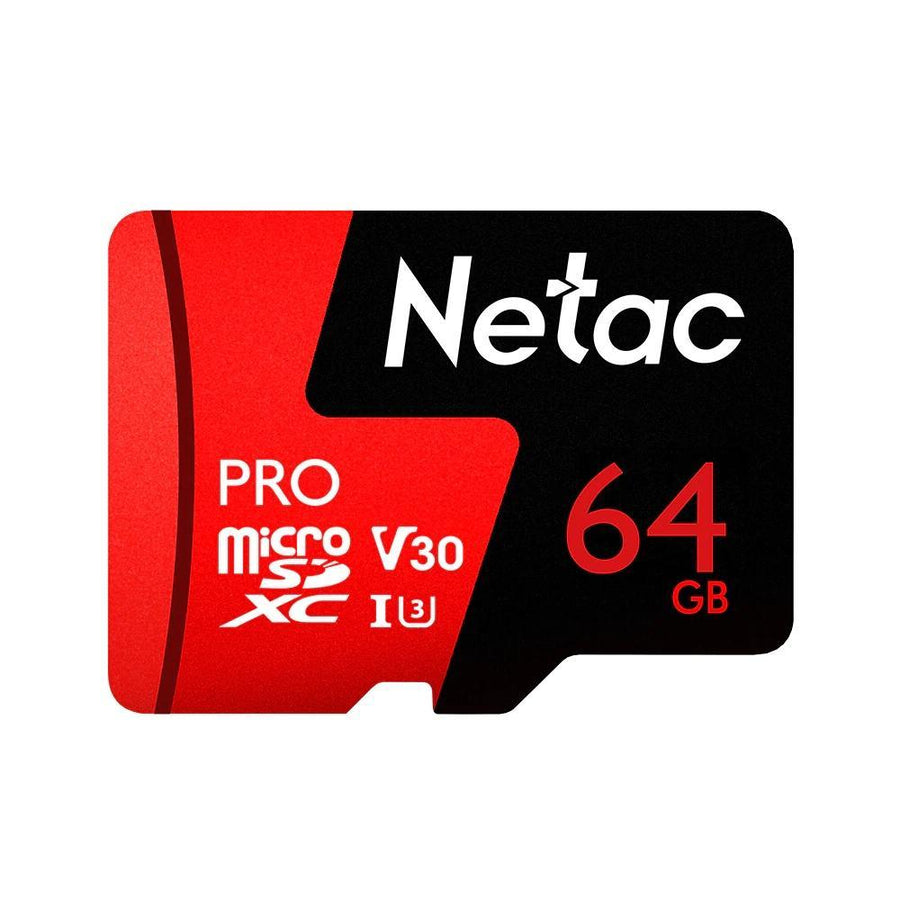 Netac P500 Pro V30 UHS-I U3 100MB/s Micro SD Card TF Memory Card 64GB 128GB 256GB - Trendha