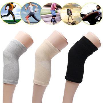 Unisex Knitted Knee Pad Fitness Running Sports Cycling Outdoor Activities Keep Warm Grear - Trendha
