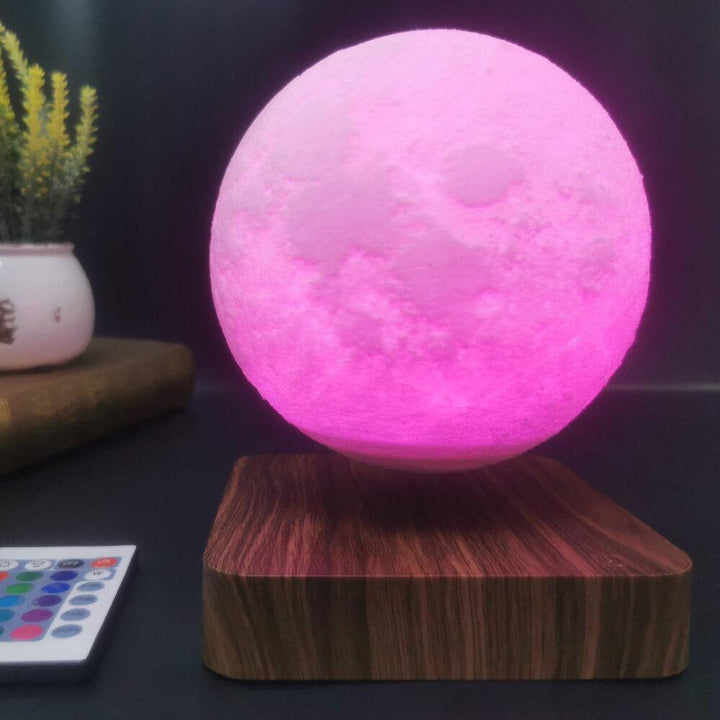 Magnetic Levitation LED Touch 3D Print Light Bedroom Moon Night Lamp Valentine's Day Birthday Gifts Home Decoration night light - Trendha