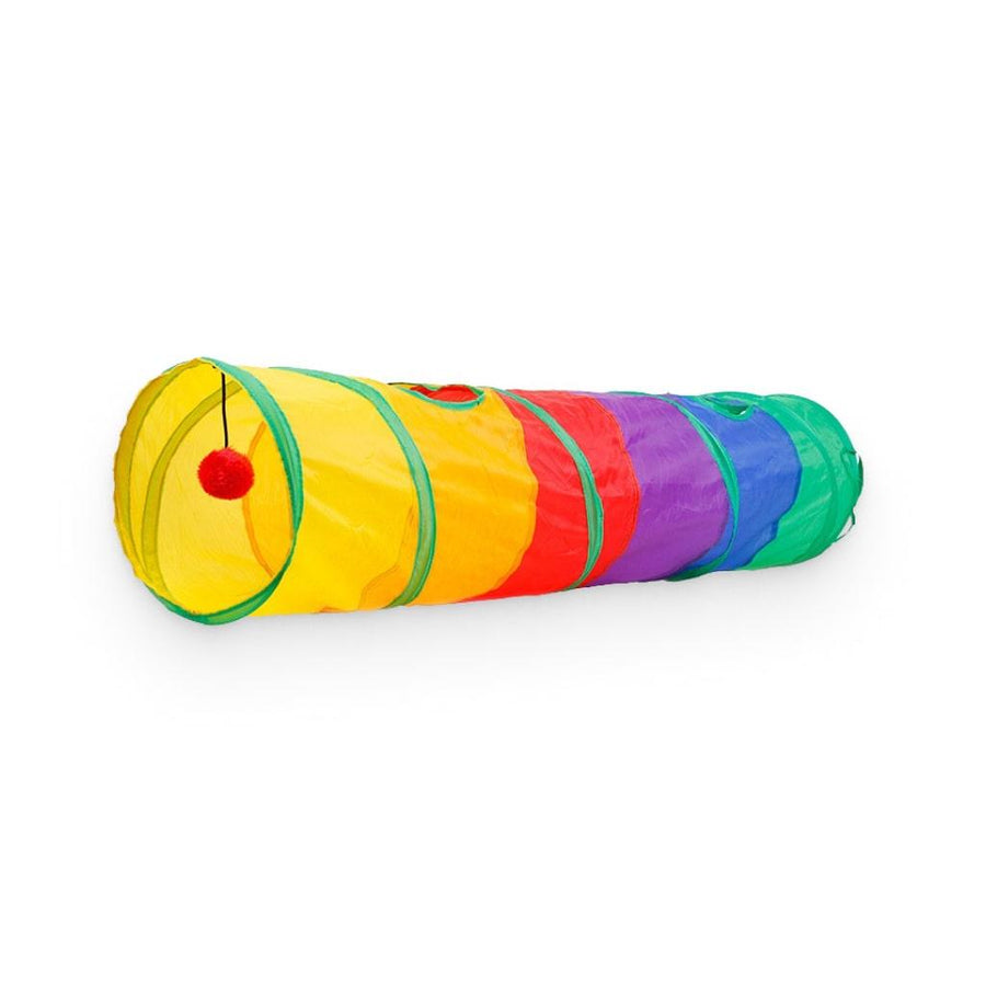 Rainbow Tunnel Cat Toy - Trendha