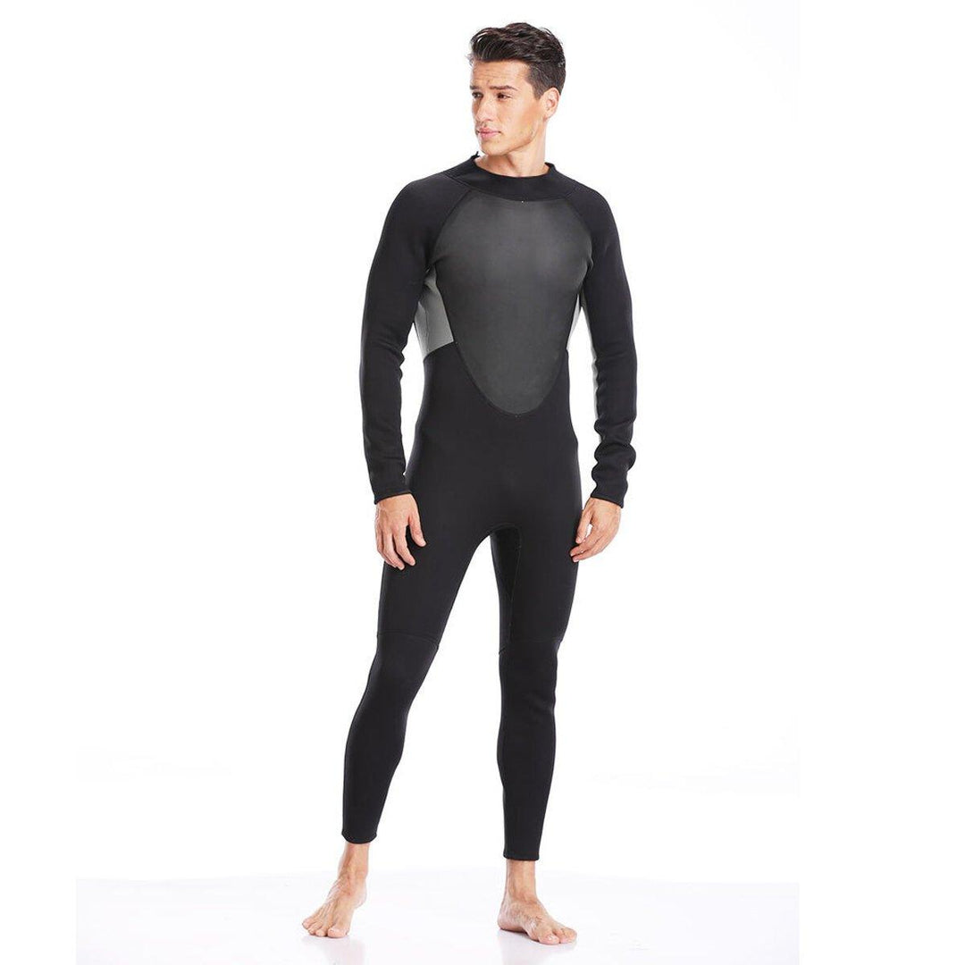 3mm Men Wetsuits Super Stretch Full Body Diving Suit Adjustable Snorkeling Swimming Long Sleeve - Trendha