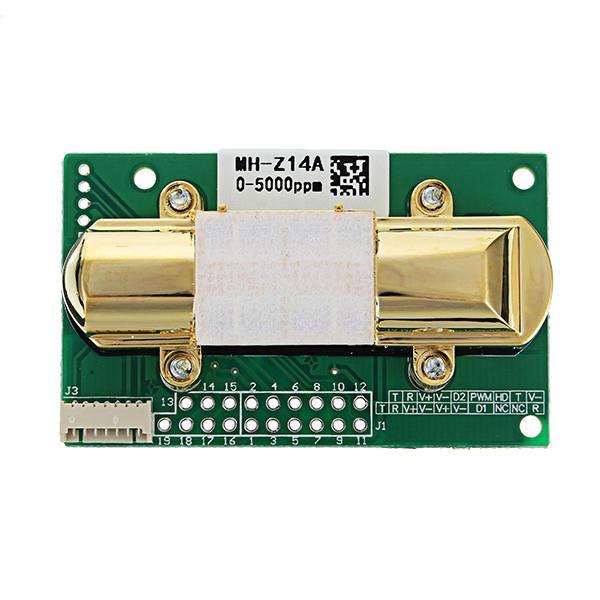 NDIR CO2 Sensor MH-Z14A PWM NDIR Infrared Carbon Dioxide Sensor Module Serial Port 0-5000PPM Controller - Trendha
