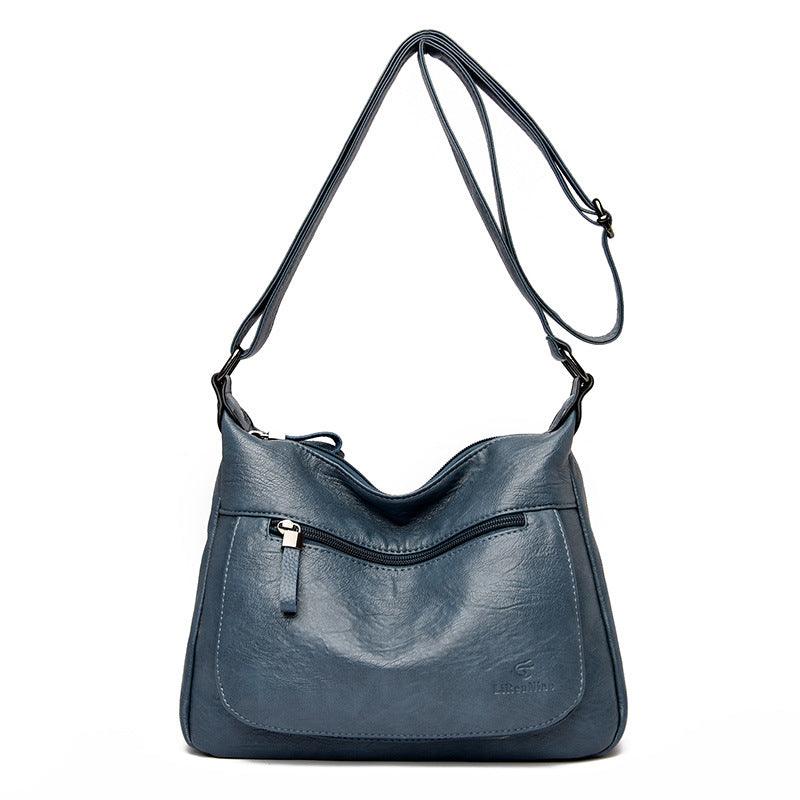High Quality Soft Faced Large Capacity Women's One Shoulder Messenger Bag - Trendha