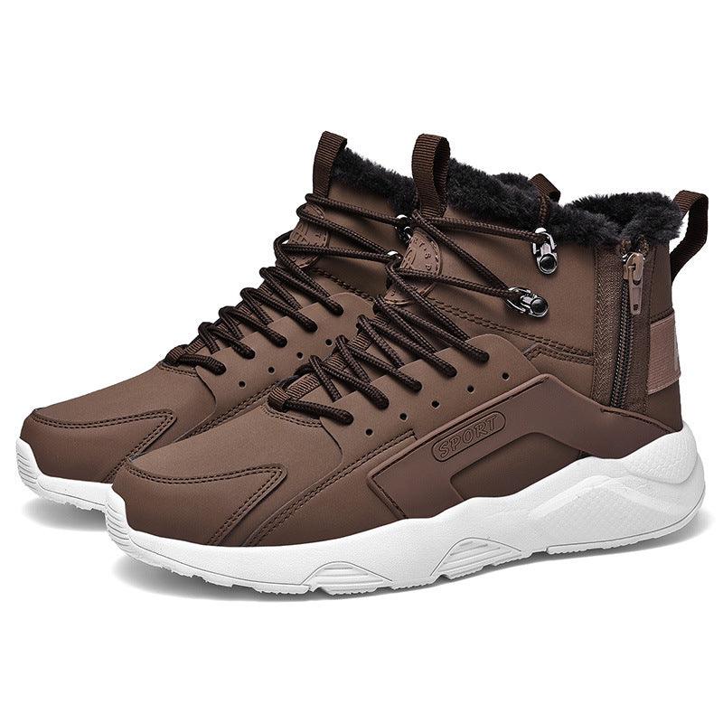 High-Top Lace-Up Casual Winter Shoes