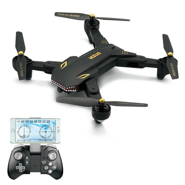 VISUO XS809S BATTLES SHARKS 720P WIFI FPV With Wide Angle Camera 20Mins Flight Time RC Quadcopter - Trendha