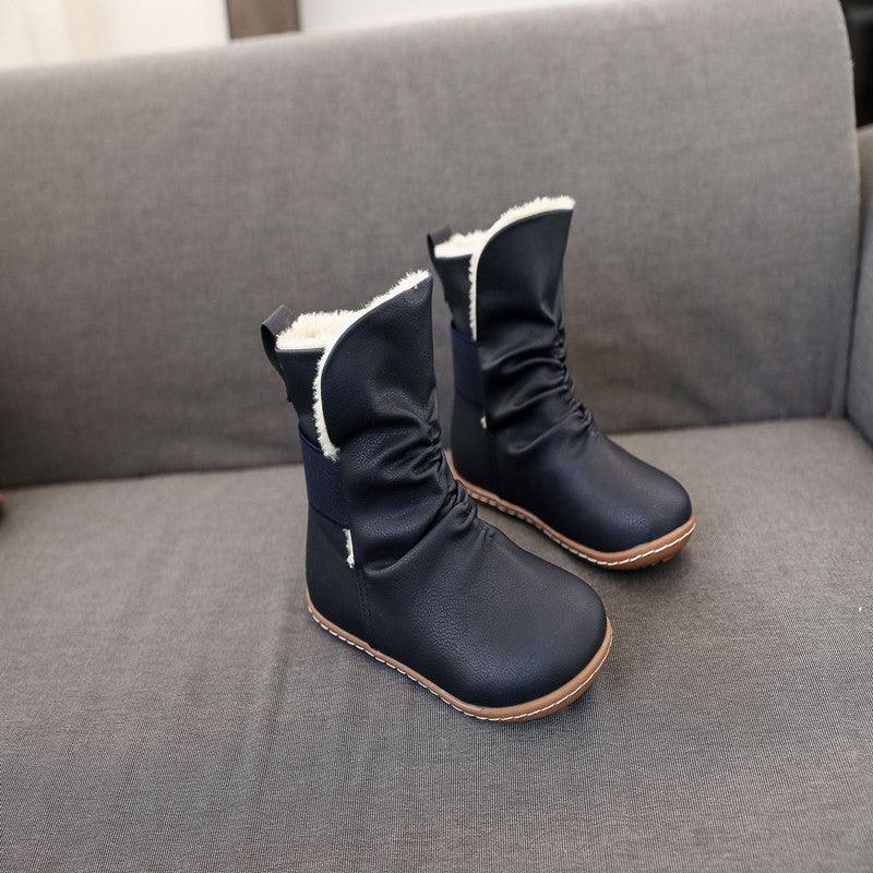 Women's New Winter Shoes Casual Flat Warm Snow Boots - Trendha