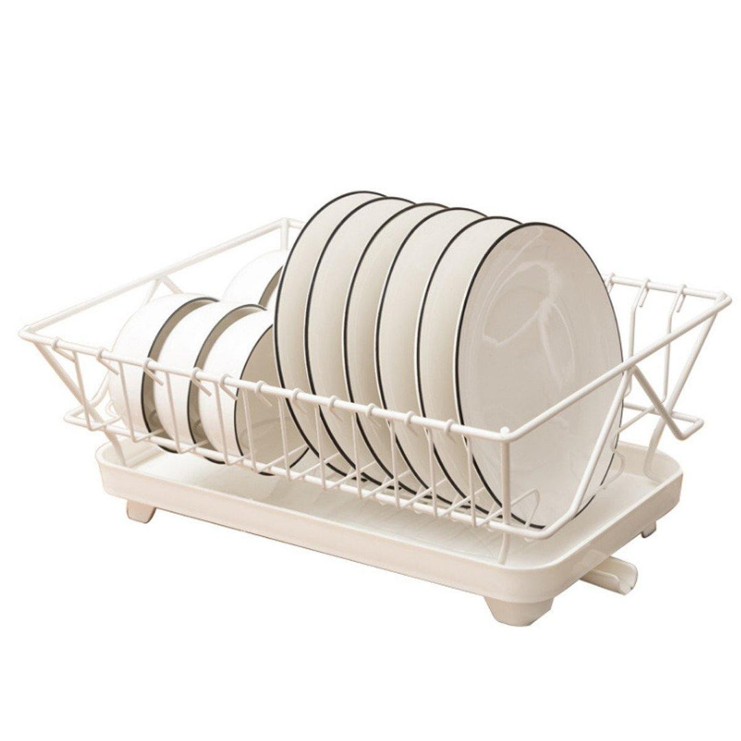 Single Layer Multi-function Rack Shelf Plate Bowl Spoon Cutlery Drying Storage for Kitchen Dishes - Trendha