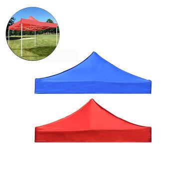 2x2m 420D Oxford Anti UV Canopy Replacement Tent Top Cover Four Corner Awning Folding Roof Sunshade Cover for Camping Garden Patio Outdoor - Trendha