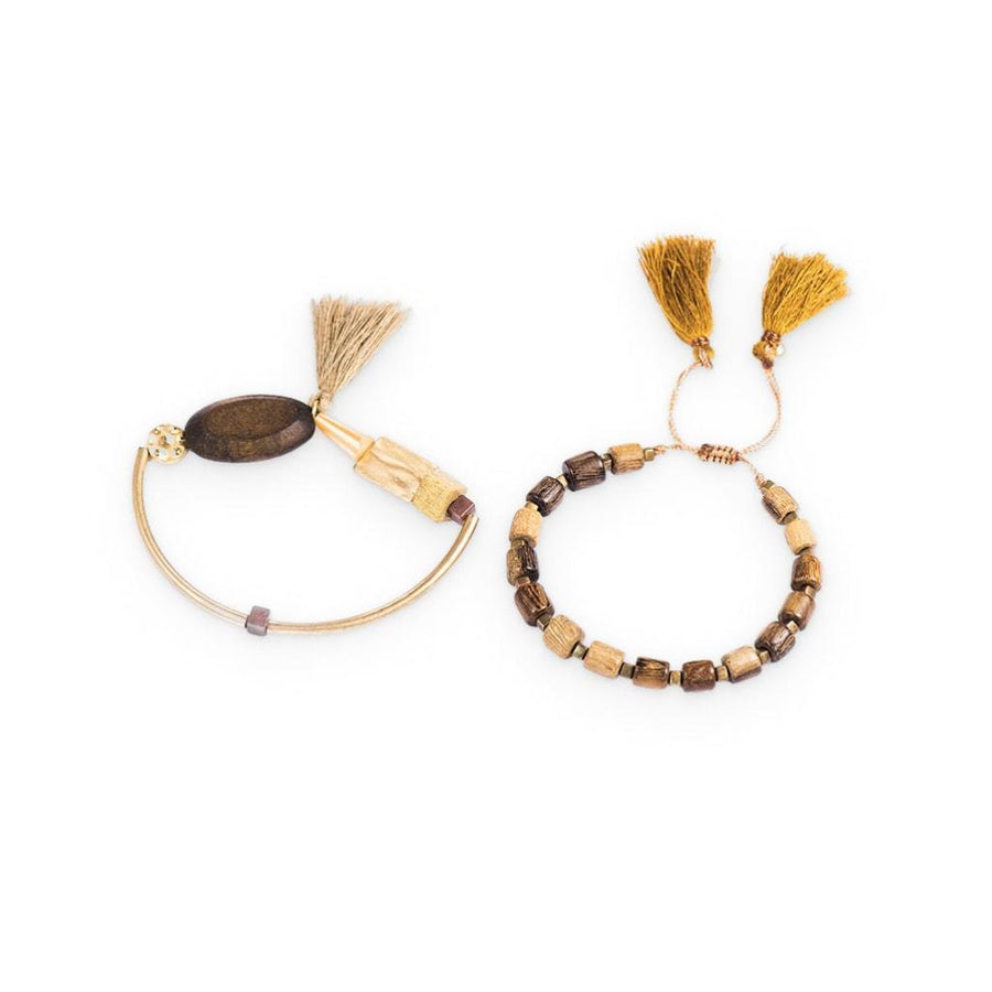 Wooden Bead Bracelets - Trendha