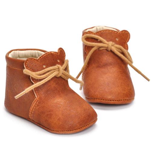 Toddler's Leather First Walkers - Trendha