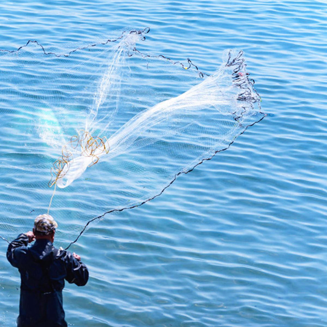 Zanlure Fishing Net Nylon Monofilament Mesh Gill Easy Throw Casting Fishing Tool Fishing Net - Trendha