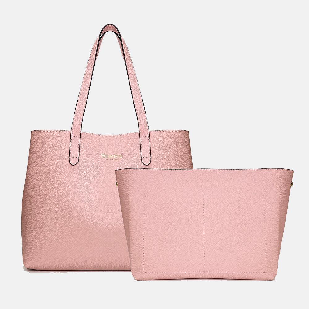 Women 2PCS Multi-pocket Large Capacity Removable Key Multifunctional Handbag Tote - Trendha