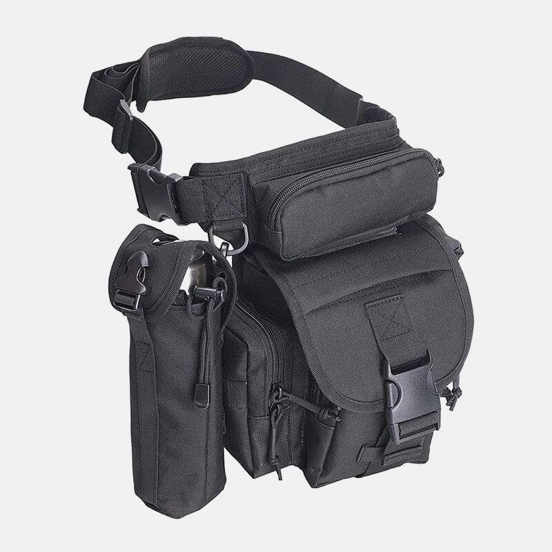 Men Nylon Camouflage Tactical Riding Fishing Outdoor Tool Equipment Storage Bag Leg Bag Waist Bag - Trendha