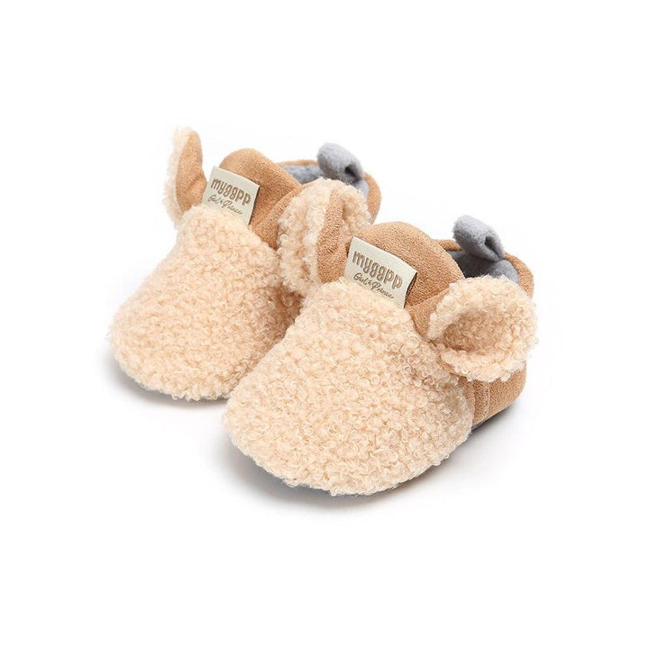 Baby Girl's Fluffy Animal Shaped Slippers - Trendha