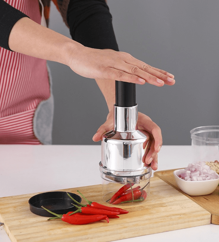 Clap Knife Multi-function Garlic Cutter Vegetable Cutter Manual Clap Knife Kitchen Supplies Household Stainless Steel Smashing Garlic Artifact - Trendha